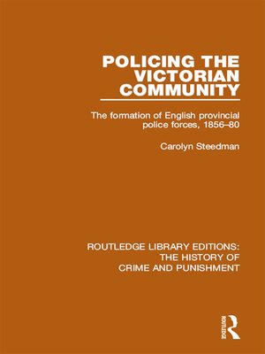 cover image of Policing the Victorian Community